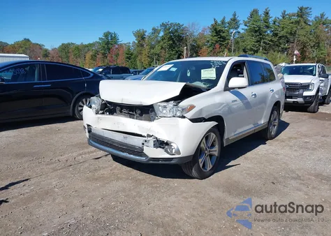 2013 Toyota Highlander Limited V6 z USA, uszkodzony, nr VIN 5TDDK3EH3DS250430